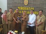 3 Feb 2020 – Foto Wabup Kunjungan ke Banjarbaru