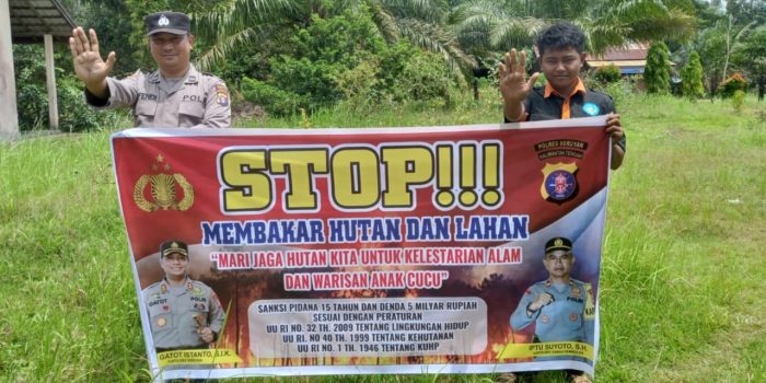 FOTO 7 - SOSIALISASI KARHUTLA