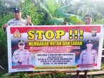 FOTO 1 - LARANGAN BAKAR LAHAN