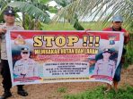 FOTO 13 - MAKLUMAT LARANGAN BAKAR HUTAN