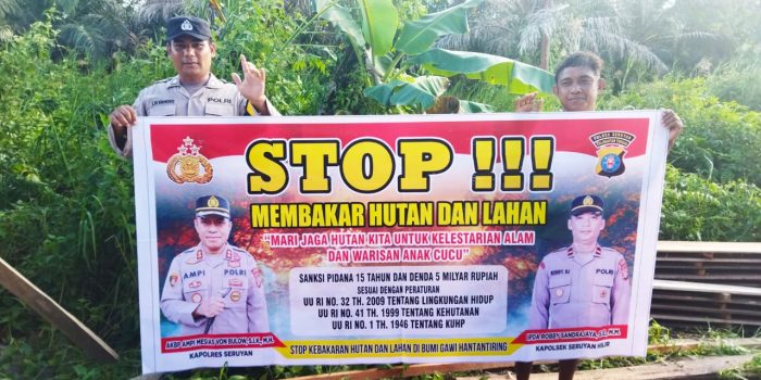 FOTO 8 - STOP BAKAR LAHAN