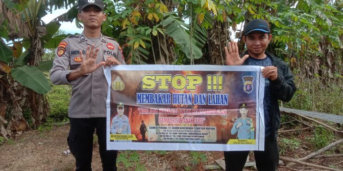 FOTO 3 - LARANGAN BAKAR LAHAN SEMBULUH