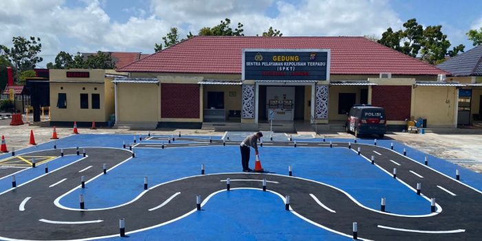 FOTO 9 - LAPANGAN PRAKTIK UJIAN SIM C