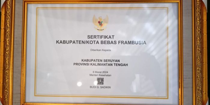 sertifikat bebas